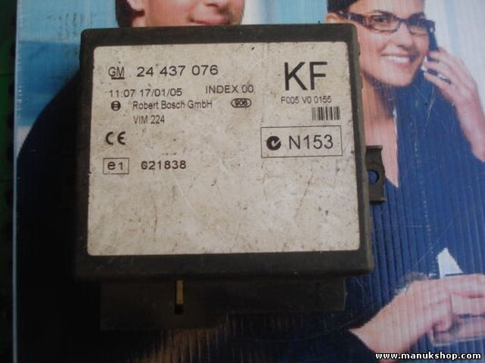 Zentralsteuergerät Opel Vectra Astra Zafira 24 437 076 F005 V0 0155 KF 24437076
