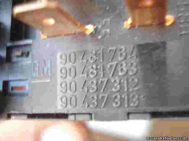 Lichtschalter Opel 90481764 90481763 90437312 90437313