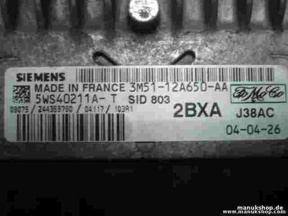 Motorsteuergerät Ford Focus II C-Max 3M5112A650AA SID 803 SIEMENS 5WS40211AT