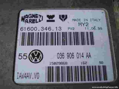 Motorsteuergerät VW Volkswagen 036906014AA M. MARELLI 6160034613 MY2 IAW4AVV0