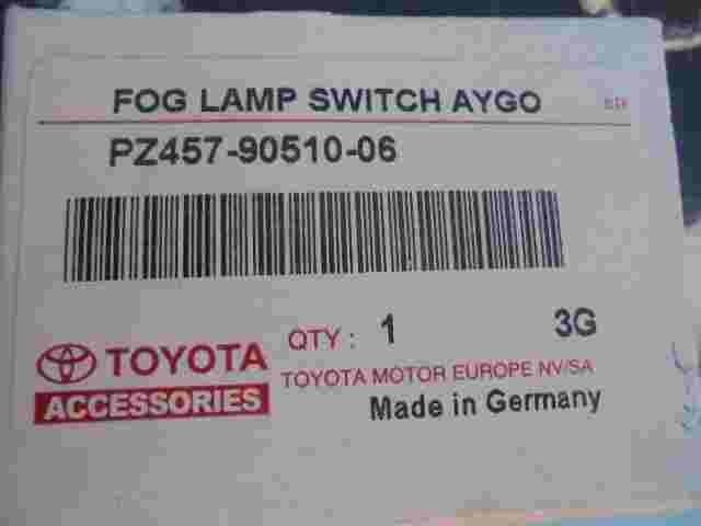 Nebel Lichtschalter  Toyota Aygo PZ4579051006 PZ457-90510-06
