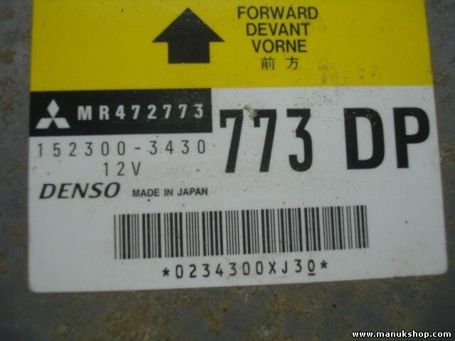 Airbagsensor Airbagsteuergerät Mitsubishi Pajero MR472773 DENSO 1523003430