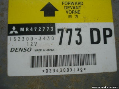 Airbagsensor Airbagsteuergerät Mitsubishi Pajero MR472773 DENSO 1523003430