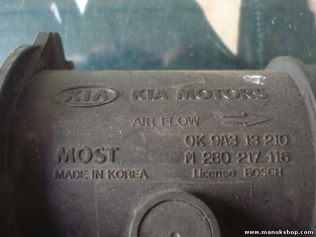 Luftmengenmesse Kia Clarus Sephia OK 9A3 13 210 OK9A313210 BOSCH M280217116