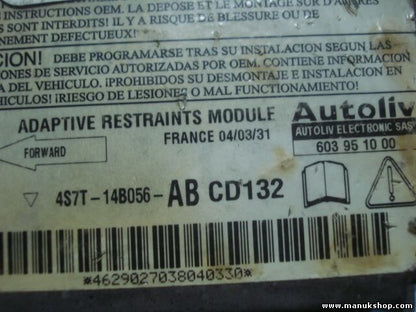 Airbagsensor Airbagsteuergerät Ford Mondeo CD132 4S7T14B056AB 603951000