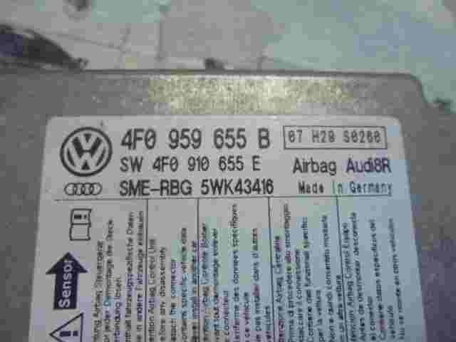 Airbagsensor Airbagsteuergerät Audi A6 C6 4F0959655B 4F0910655E 5WK43416