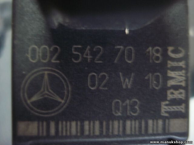 Airbagsensor Airbagsteuergerät Mercedes-Benz 0025427018 002 542 70 18 Q13
