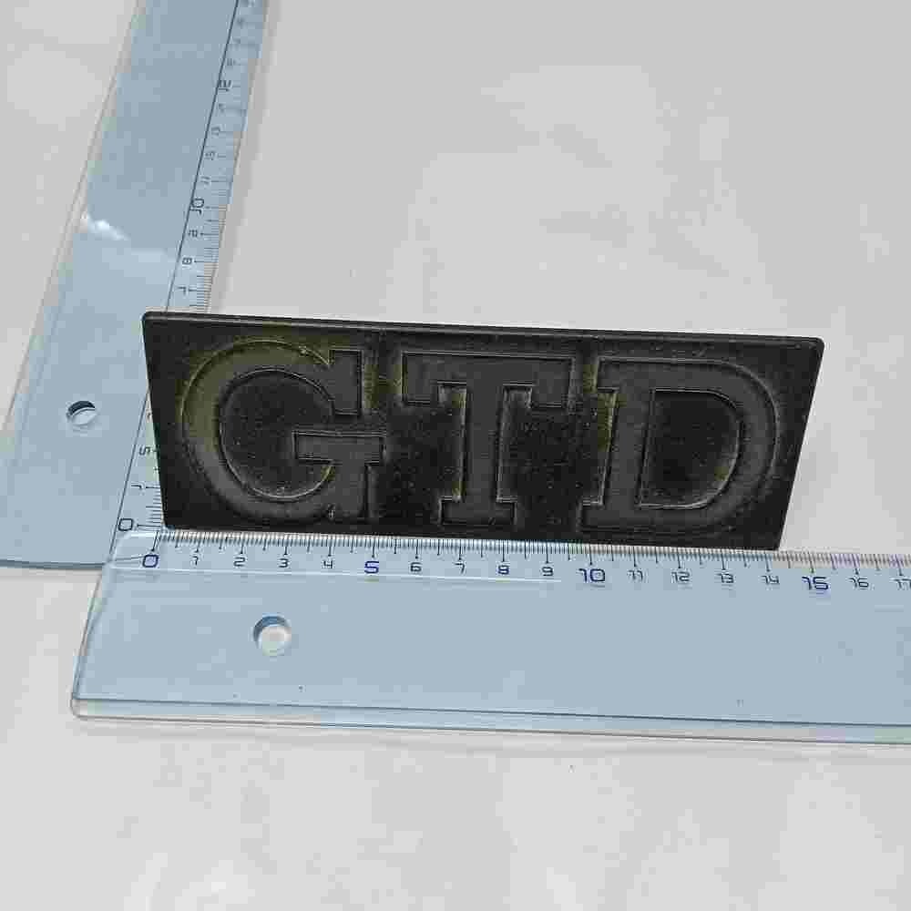 Emblem  VW Volkswagen Golf GTD 171853679D 171 853 679 D 14cm.
