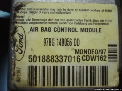 Airbagsensor Airbagsteuergerät Ford Mondeo 97 CDW162 97BG14B056DD 501888337016