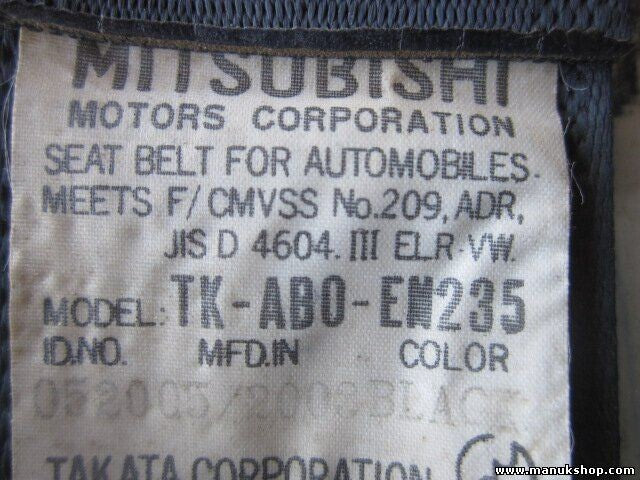 Sicherheitsgurt Gurt Mitsubishi Pajero Montero III DID TKAB0EN235 TK-AB0-EN235