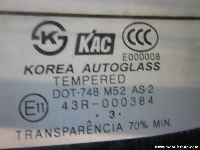 Heckklappe Scheibe Hyundai Santa Fe CRDI 43R000384 43R-000384 DOT748M52AS2