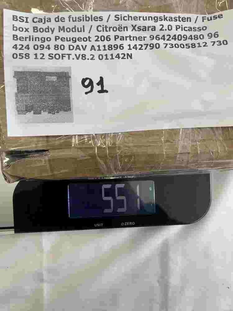 Sicherungskasten Peugeot 206 Partner Xsara Berlingo 9642409480 73005812 01142N