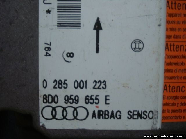 Airbagsensor Airbagsteuergerät Audi A3 8L1 8D0 959 655 E 8D0959655E 8DO959655E