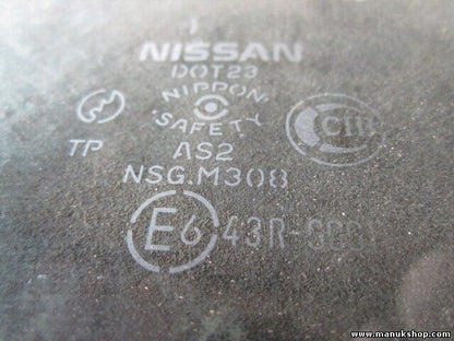 Türscheibe Seitenscheibe hinten rechts Nissan Patrol 43R00011 DOT23AS2NSGM308