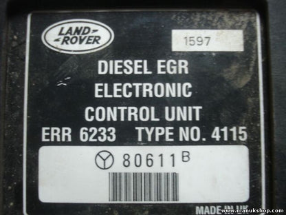 AGR Steuereinheit Land Rover 80611B ERR6233 ERR 6233