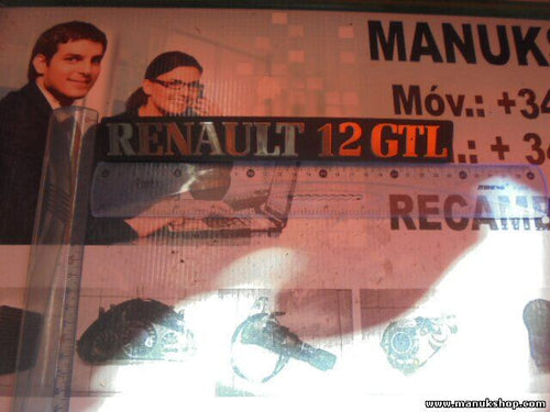 Emblem Logo RENAULT 12 GTL 7702108205 04876