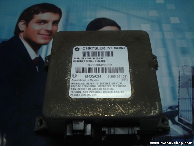 Airbagsensor Airbagsteuergerät Chrysler Voyager 4688025 19224AE 0285001081