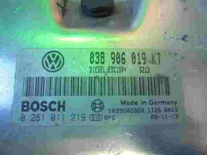Motorsteuergerät VW Audi Seat Skoda 038906019KT DIESEL EDC15P 5213 0281011219 .