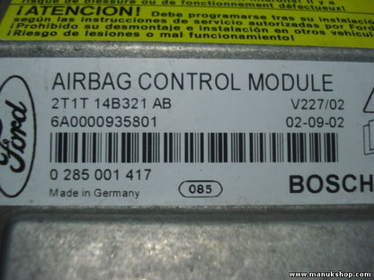 Airbagsensor Airbagsteuergerät Ford Transit Connect 2T1T14B321AB 2T1T 14B321 AB