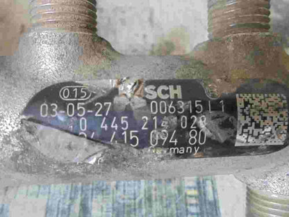 Einspritzleiste Peugeot 206 307 1.4 HDI 2005 0445214028 BOSCH 9641509480