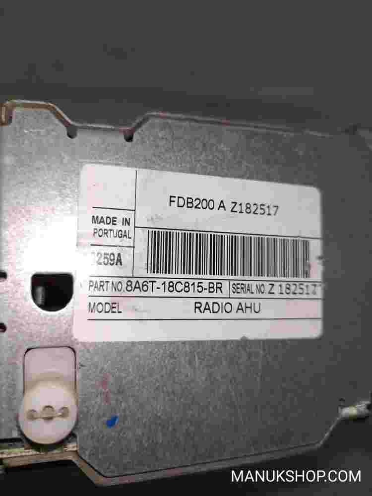 Navigationssystem Ford Fiesta 8A6T18C815BR 8A6T-18C815-BR AHU FDB200 AZ182517