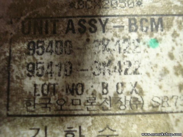 Karosseriesteuergerät  Hyundai Sonata 954003K422 95400-3K422 A000228