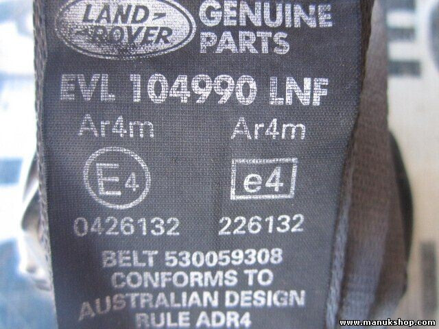 Sicherheitsgurt Gurt Land Rover Freelander EVL104990LNF EVL 104990 LNF 530059308