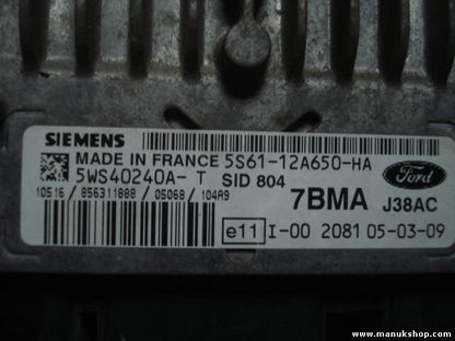 Motorsteuergerät Ford Fusion 1,4 TDCi SID 804 5S6112A650HA 5WS40240AT