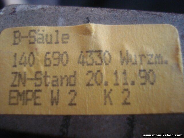 Wurzelholz Blende links Mercedes-Benz S-Klasse W140 C140 600 SEL 1406904330