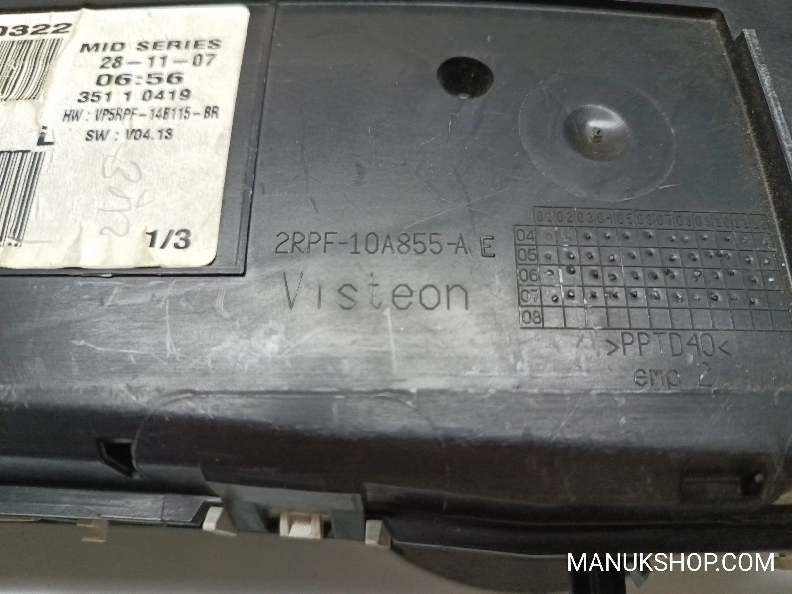 Kombiinstrument Tacho Renault Megane 8200720313L VP5RPF14B115-BR 2RPF10A855AE