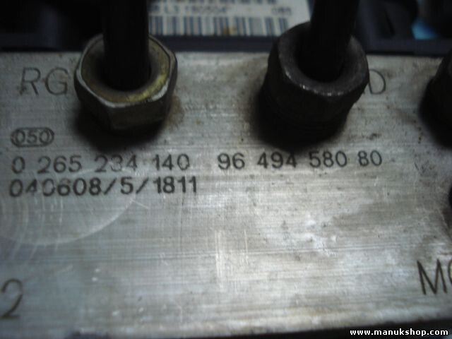 ABS Hydraulikblock Peugeot 307 2001-2008 9657353180 9657353180 BOSCH 0265234140