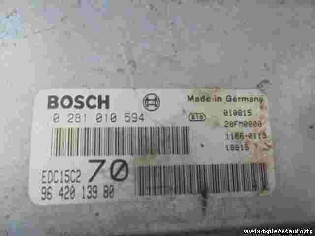 Motorsteuergerät  Peugeot 206 2.0 9642013980 EDC15C270 28FM0000 BOSCH 0281010594