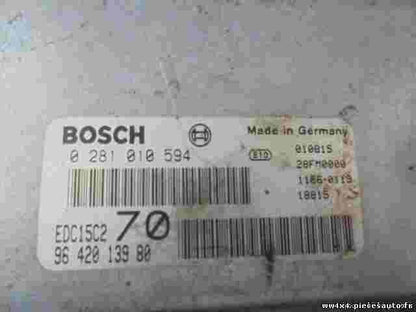 Motorsteuergerät  Peugeot 206 2.0 9642013980 EDC15C270 28FM0000 BOSCH 0281010594