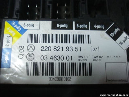 Sitzverstellung Mercedes-Benz S500 S600 2208219351 (07) LK 03463001