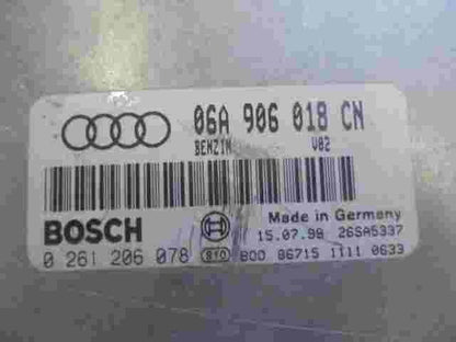 Motorsteuergerät  Audi A3 8L1 Golf 4 V02 06A906018CN  BOSCH 0261206078 26SA5337