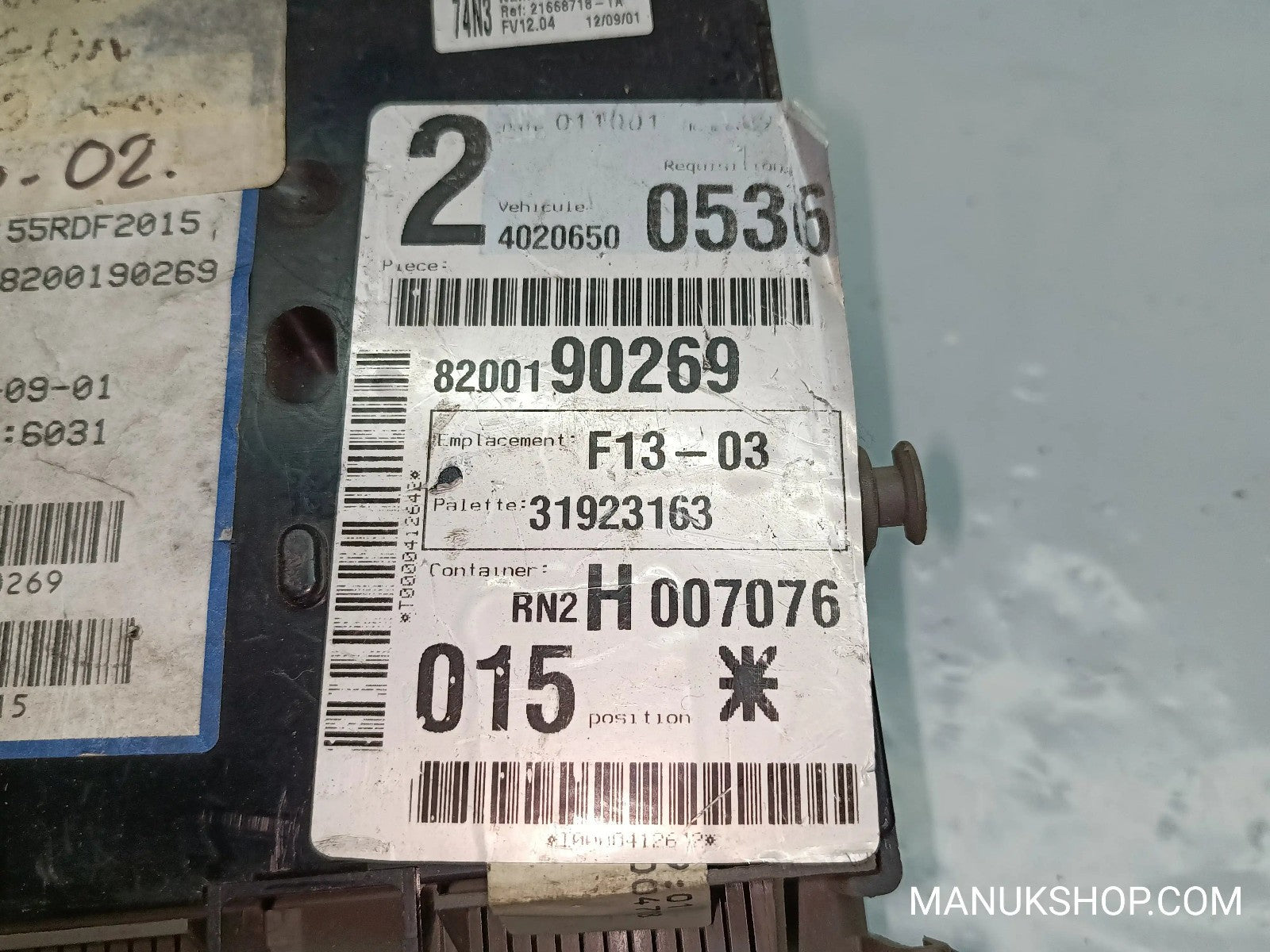 Sicherungskasten  Renault Laguna  74N3 518095401 8200190269 8200192469 55RDF2015