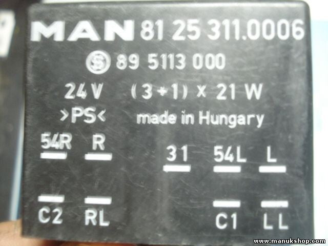 Steuergerät Warnblinkgeber MAN 106 1994-2001 81253110006 81 25 311.0006 89511300