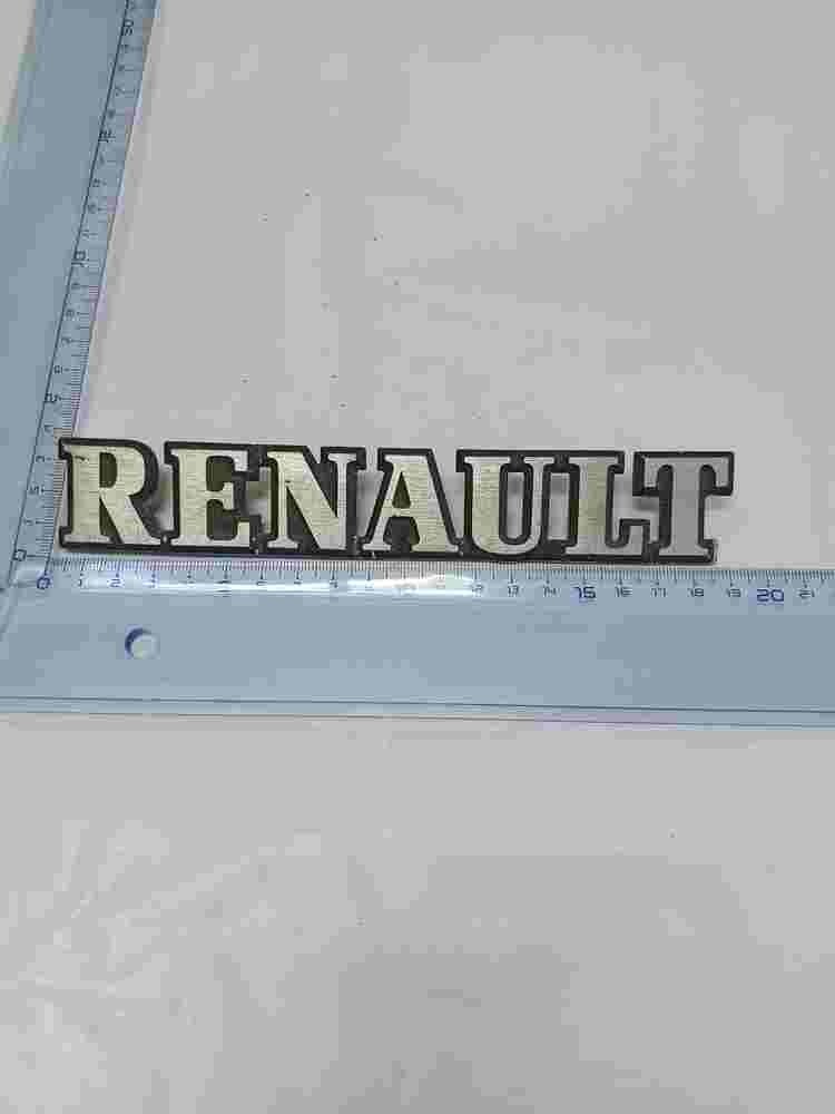 Emblem  Renault Vintage Express Clio 19.cm.