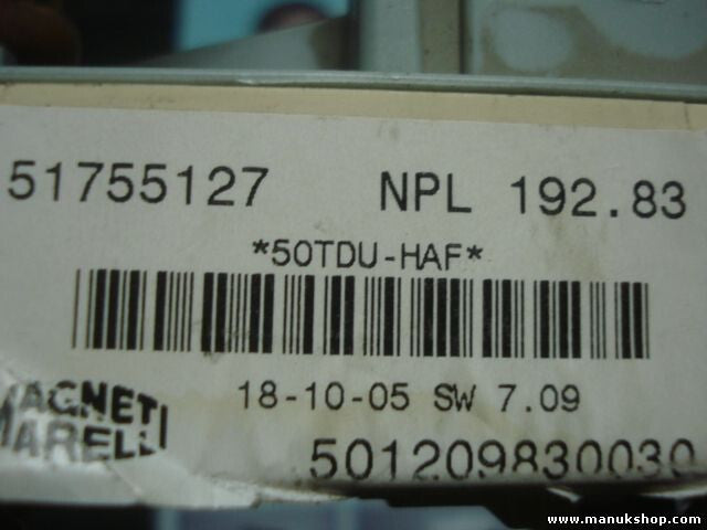 Sicherungskasten Fiat Stilo 1,9 2005 51755127 51759305 0051755127 501209830030