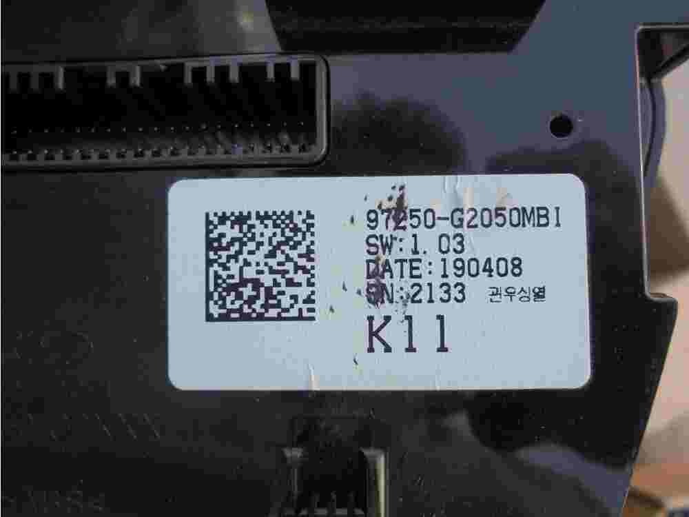 Klimabedienteil Hyundai Ioniq 97250G2050MBI 97250-G2050MBI