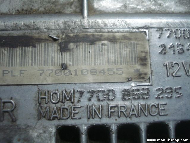 Motorsteuergerät Renault Clio 770010648 21649273-0 PLF7700108455 HOM7700868295