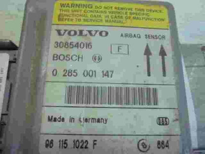 Airbagsensor Airbagsteuergerät Volvo S40 V40 30854016 F 961151022F 0285001147