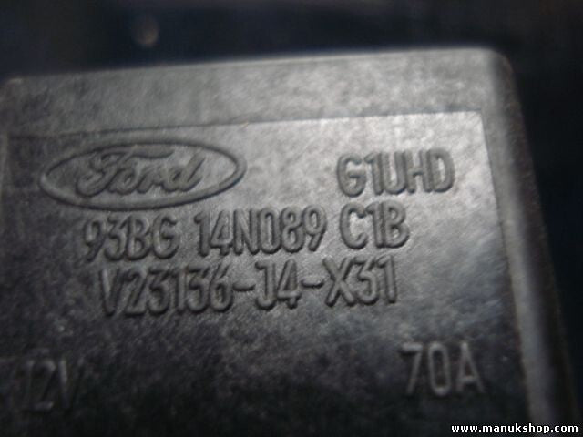 Glühkerzen Relais Ford Fiesta Bj 93BG14N089C1B V23136-J4-X31 93BG 14N089 C1B