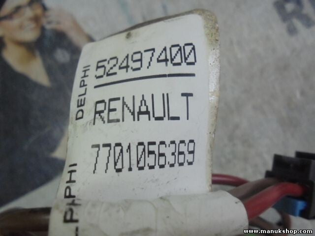 Widerstand Heizung kabel Renault Laguna II 7701056369 DELPHI 52497400