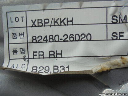 Fensterheber elektrisch Vorne rechts Hyundai Santa Fe 2002 8248026020 FR RH B29