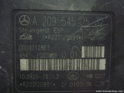 ABS Hydraulikblock Mercedes-Benz W203 A2034310812 Q01 A2095452532 10020403954