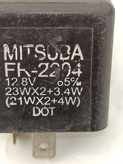 Blinkrelais Mitsuba Honda CRF 230 FR2204 FR-2204 23WX2+3.4W (21WX2+4W) DOT
