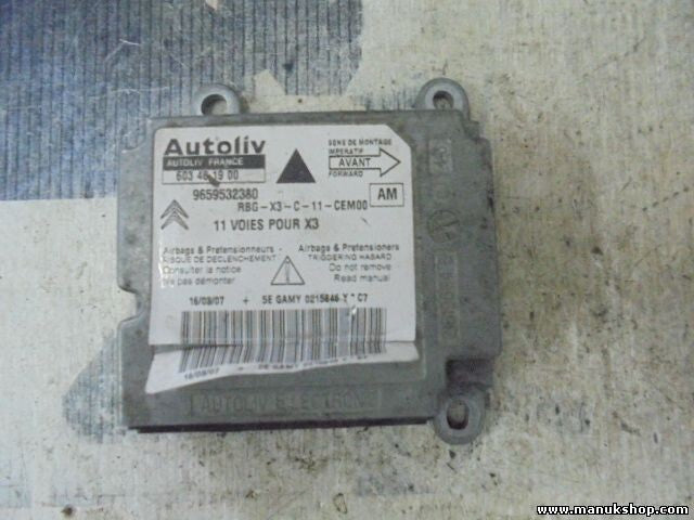 Airbagsensor Airbagsteuergerät Citroen C 5 (AM) 9659532380 603481900
