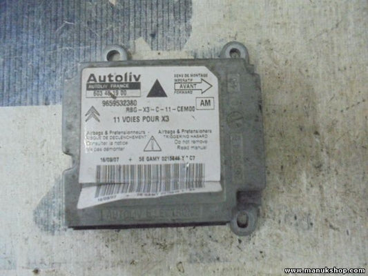 Airbagsensor Airbagsteuergerät Citroen C 5 (AM) 9659532380 603481900