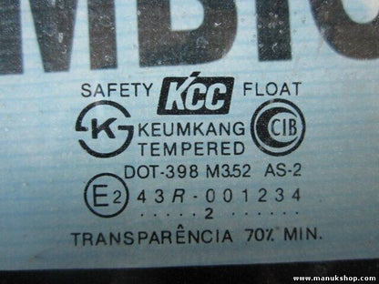 Dreieck Scheibe Seitenscheibe hinten links Hyundai Santa Fe I 43R001234 DOT398